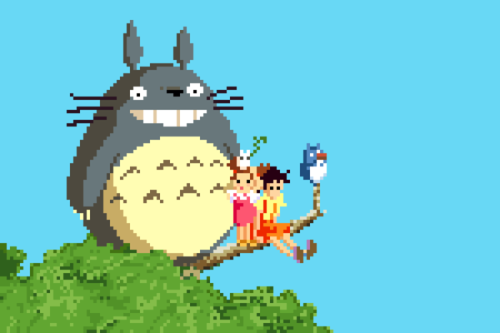 xombiedirge: 8-Bit Ghibli Series by Richard J. Evans 