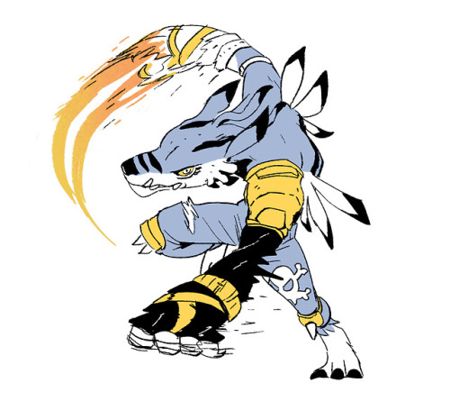 trisketched: Gabumon evolutions