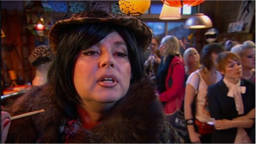 mrsbobfossil:Rich Fulcher as Eleanor in “Eels” S3E1 The Mighty Boosh (my caps)