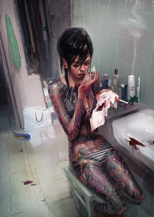 illustrations of Michal Lisowski from Warsaw, Porland