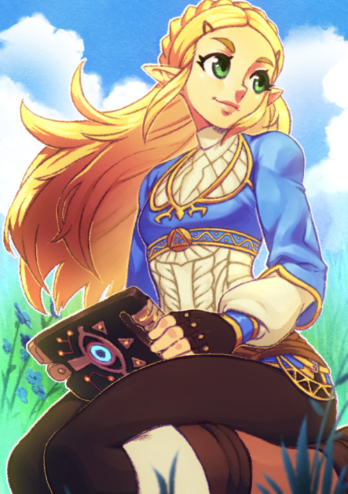 Still going with the dailies! This one&rsquo;s Zelda from Breath of the Wild, for all you 2 peop