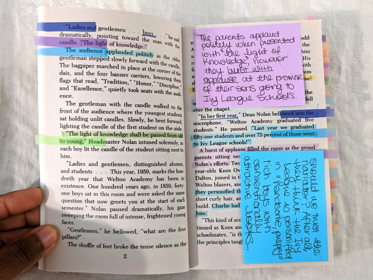 early morning / annotating tabs – hot girls read books