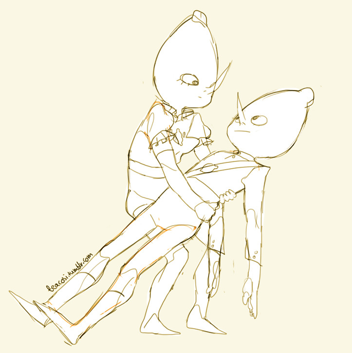 teacosi:  today i finally realised what the lemongrabs remind me of 