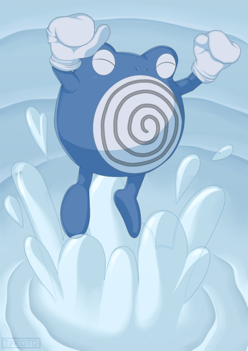 takotoillustration: Favourite Water Type - Poliwhirl ( My favourite Pokémon before Umbreon ex