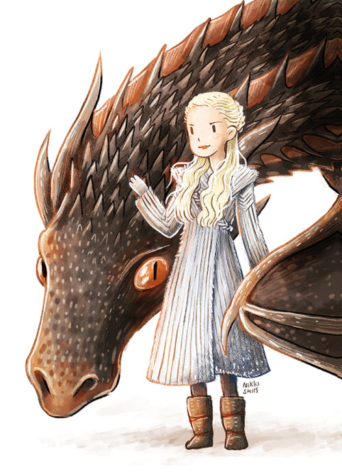 nikkismitsillustration:Oh Daenerys, my queen