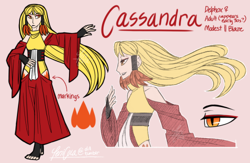 Need to find more time to draw this year omg;;;;
More concept sketches and the like for my Delphox character, Cassandra. The first part is just me trying to play around with her gijinka design, which I streamed part of a few months ago /o/ I think I...