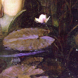 vervlogen:Details of Hylas and the Nymphs by John William Waterhouse