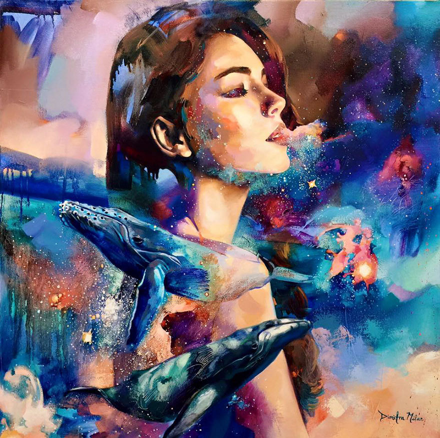 culturenlifestyle:  16 Year Old Artist Creates Hypnotic Watercolor Paintings Dimitra