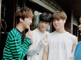 eunwooz:the story of sanha and his booger… ft. the rest of astro