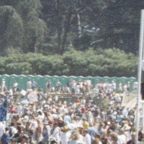 All the people at Jerry Garcia’s memorial at the Polo Fields in Golden Gate Park on August 13, 1995.