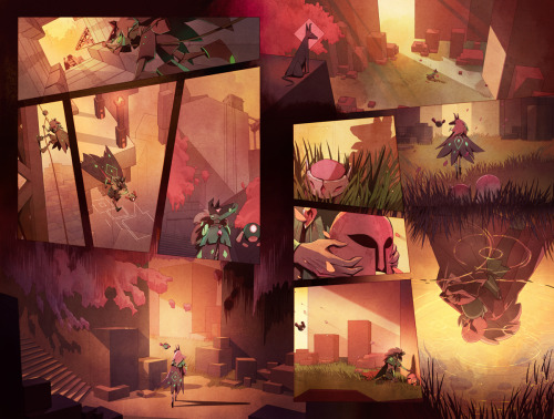 My contribution to the @pulsehldfanzine - a sequel to my  Hyper Light Drifter Decay series from all 