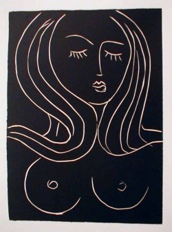 darkbluetile:  Matisse, Nude, 1944 