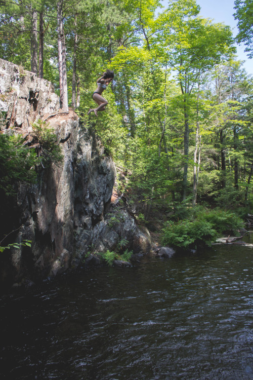 Dead River Fall&rsquo;s Cliff Jump, Marquette, MI By: Emily Hawkins