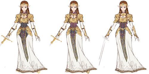 alderion-al:  I was thinking about drawing some Zelda TP vs Zelda HW drawings but in the process of designing an armor for Zelda TP I faced one of my problems…I can’t choose the best one and I’m not good at armors! Therefore I decided to discard