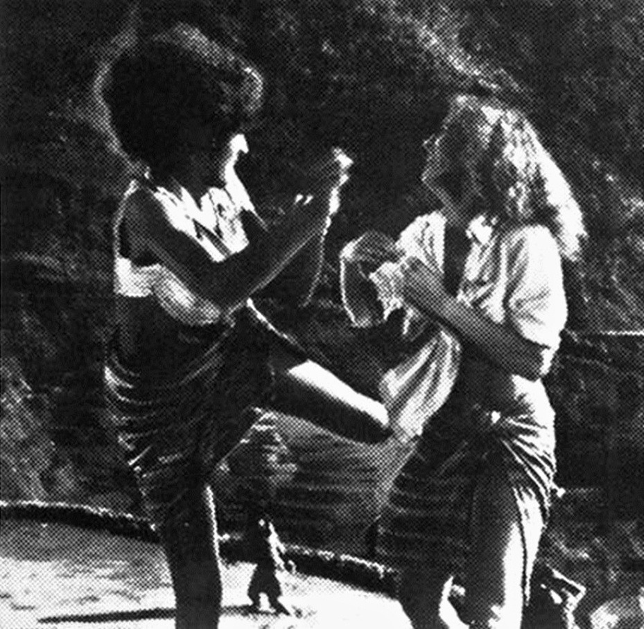 Pam Grier &amp; Teda Bracci in The Big Bird Cage, 1972.