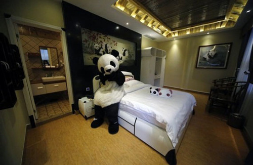 There's a Panda-Themed Hotel in China. porn pictures