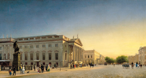 feuerschutz:  Views of 19th century Berlin by Eduard Gaertner (1801 - 1877).