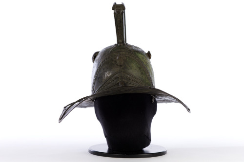 Roman gladiator’s helmet, 1st century ADfrom The Worcester Art Museum : Higgins Armory Collection
