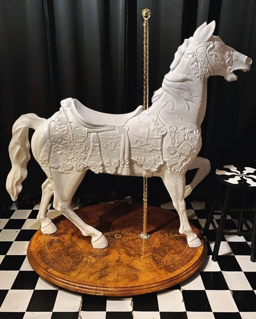 Well, my dream has actually come true to have my very own carousel horse but - even more exciting as