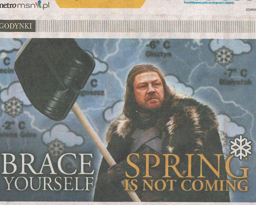 parvats:So this is what appeared in Metro (21st of March), daily magazine in Poland. RAGA