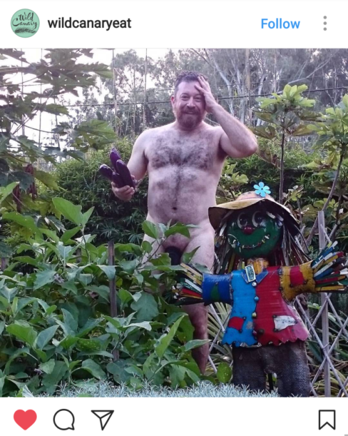 A selection of photos from #WorldNakedGardeningDay on Instagram