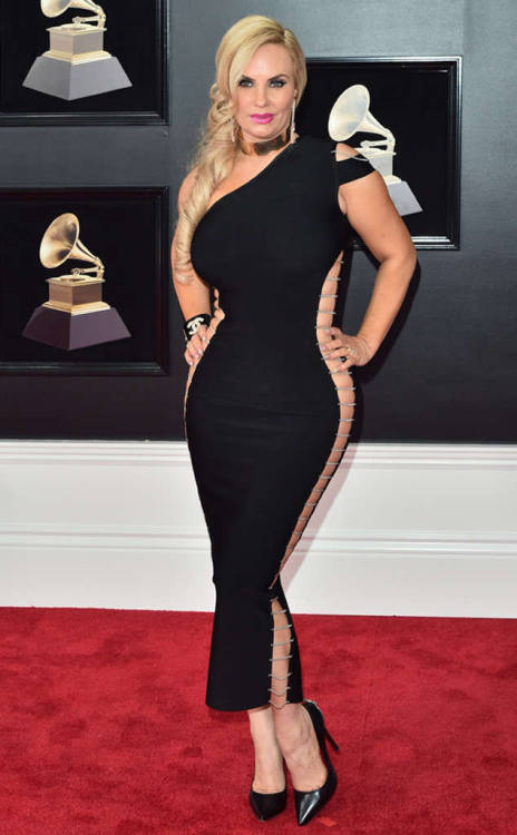 frozenmorningdeew: Coco Austin attends the 60th annual Grammy Awards in New York, 28 Jan 2018