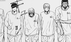 sasorri:   "No what I will be showing you will not be my basketball..It is Seirins basketball."  Kuroko no Basuke | Monochrome | Manga Cap 