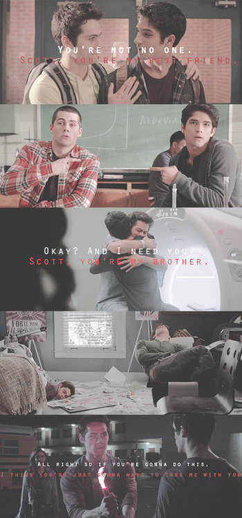 misspotteriana7787: Scott and Stiles - 3x06“It all started that night, the night I got bitten.