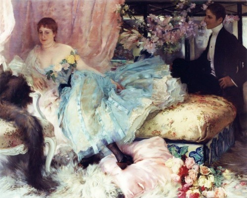 “After the ball” by Henri Lucien Doucet, 1889