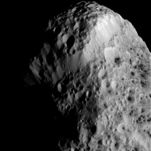 infinity-imagined:  Saturn’s Moon Hyperion, imaged by the Cassini Spacecraft on May 31st, 2015.