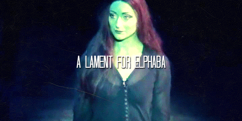 colwengrounds:“Glinda’s last notes in Wicked are in mourning, a lament for Elphaba, who can never le