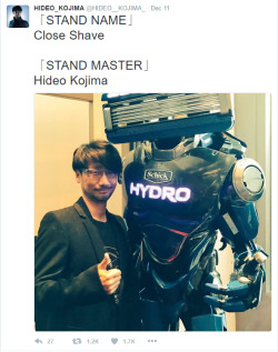 apple-sidra: THE SHIT THAT KOJIMA DOES 