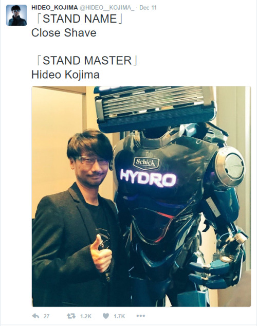 apple-sidra: THE SHIT THAT KOJIMA DOES  BLESS 