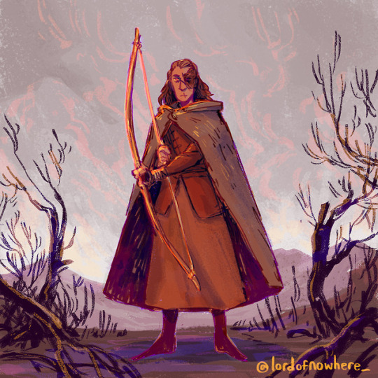 wasteland ranger. they used to be a dnd pc but we only ever played one session so i put them through the wringer and tossed ‘em...