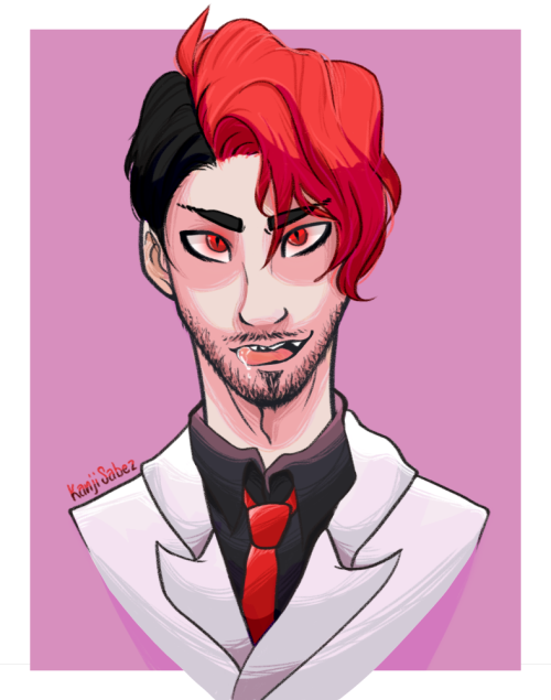 Darkiplier piece from 2017 (x) vs 2019, Over two years of improvement!!