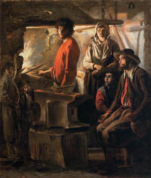 The Blacksmith at His Forge, Le Nain Brothers (Antoine, Louis, and Mathieu Le Nain), ca. 1640