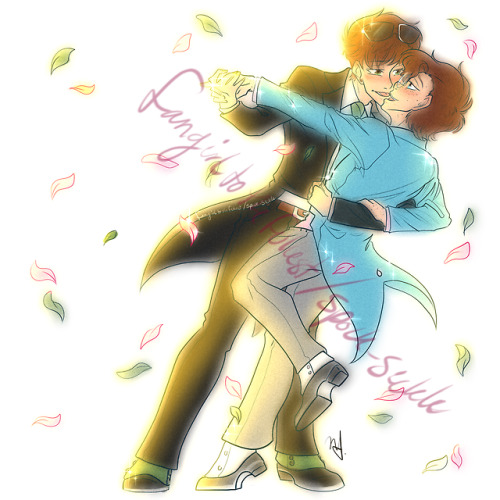 fangirltothefullest:@sher-soc-the-famder commissioned a dancing pic of Remy and Patton for @wisepuma