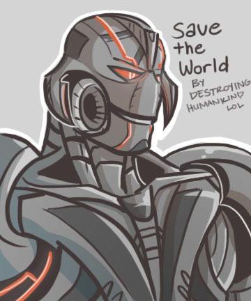 Porn anotheramazedperson:  i drew a quick ultron photos