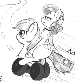 wickedsilly:  Sketch commission for @rainbowdash-loves-lord-smooze