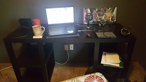 Finally, My Workspace Is Coming Together. I Finally Got Myself A Desk And Can Stop Using The Floor. Now
