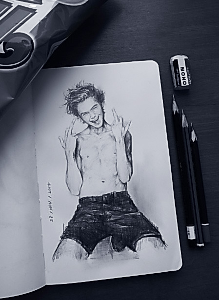 Today’s drawing28/11/2015#DamonBaker #drawing