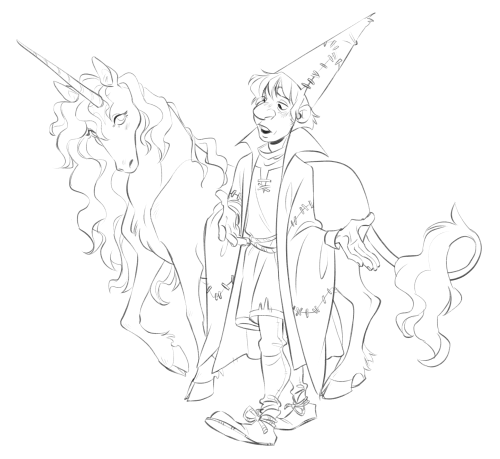 Last Unicorn fan art? In the year 2021? Its more likely than you think!Boy was I obsessed with this 