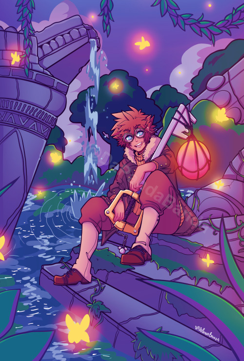 destiny-islanders:Sora in Atlantis! :>(AKA my full piece for the @sorazine!)