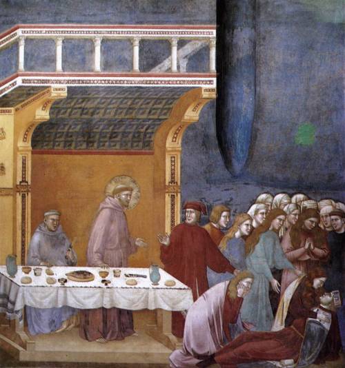The Death of the Knight of Celano, 1300, Giotto Di BondoneMedium: fresco