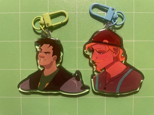 THEYRE HERE!! Go Get Your Very Own Minecraft Story Mode Charms And Stickers!! Very Soon Ill Be Releasing