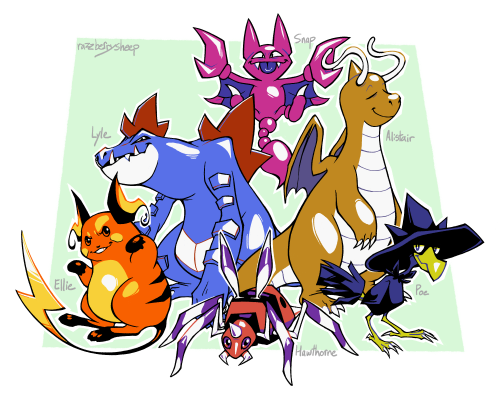 Did a crystal nuzlocke recently, here’s my team for the red battle using the sprite colorsplus