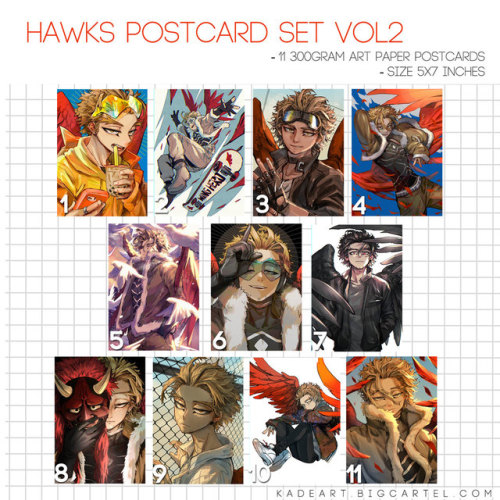 Hi All! I’ve added new Hawks and BNHA products to my store  Pls check them out! >>>>   h