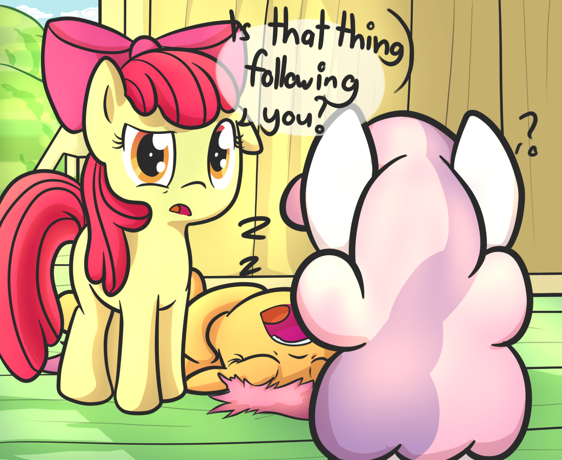 go-ask-sweetie-belle:  SB: Huh? Oh, the camera?…….sorta.. AB: ………okay?