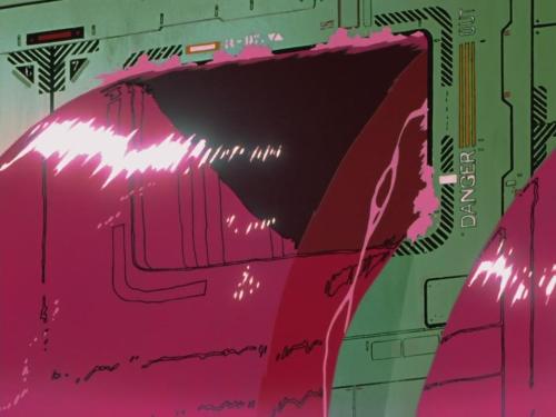 as-warm-as-choco:  Incredibly detailed stills from Neon Genesis Evangelion showing us the love and hard work the animators put into the series. 1) Hand-drawn typography (especially at a perspective angle -6th one) is difficult as hell. 2) The NERV map
