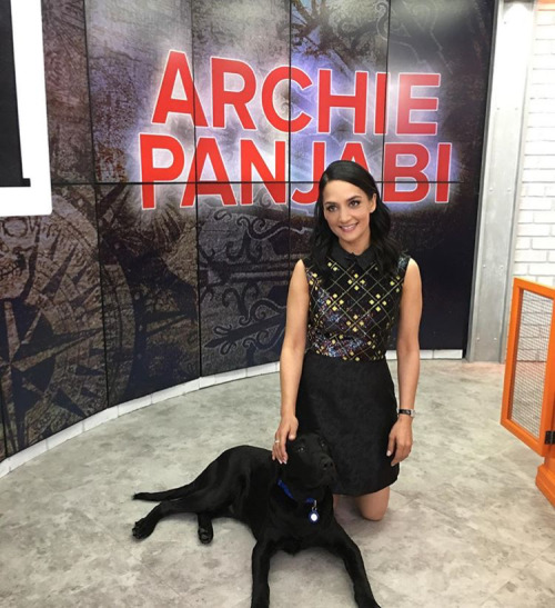 hellyeaharchiepanjabi:josephmaine Today on Today with #ArchiePanjabi for #Blindspot press.